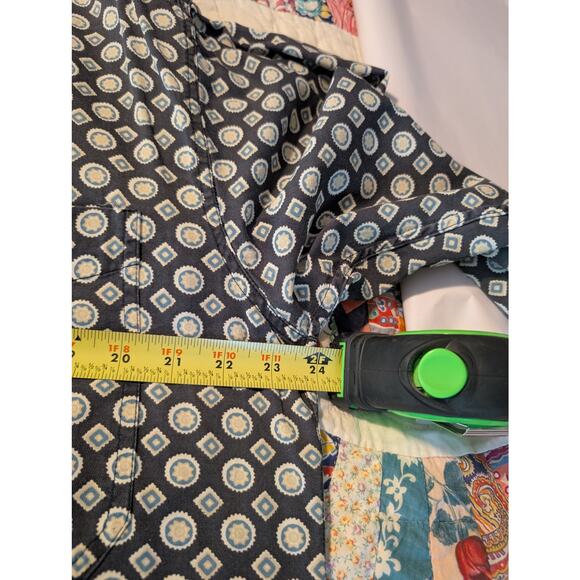 Vintage Cody James Western Gear Geometric Print Button Front Shirt Mens M - Picture 7 of 8